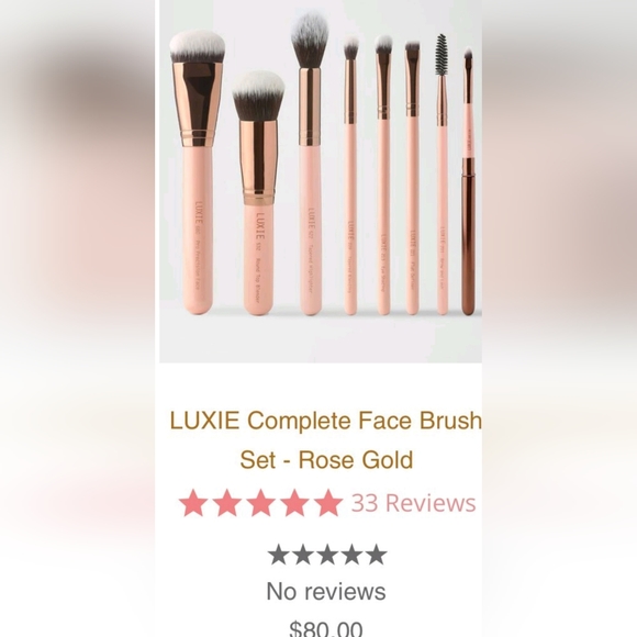 Luxie Complete Face Brush Set - Picture 2 of 2